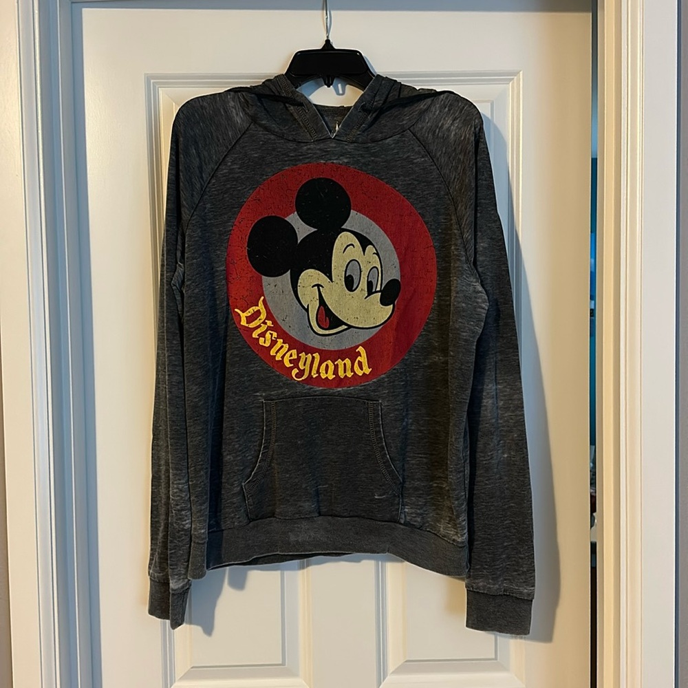 Disneyland long sleeve hooded shirt, size XL